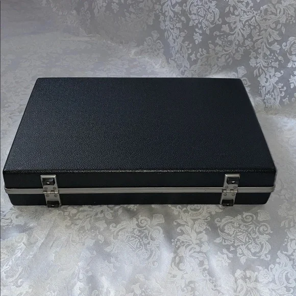 Vintage SAMSONITE Hard Shell Black Textured Briefcase - Picture 9 of 9